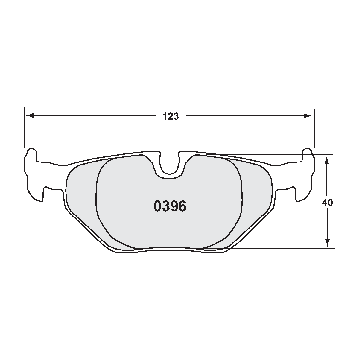 PFC BMW E36/E46 Rear Brake Pads - 06 Compound - 0396.06.17.44