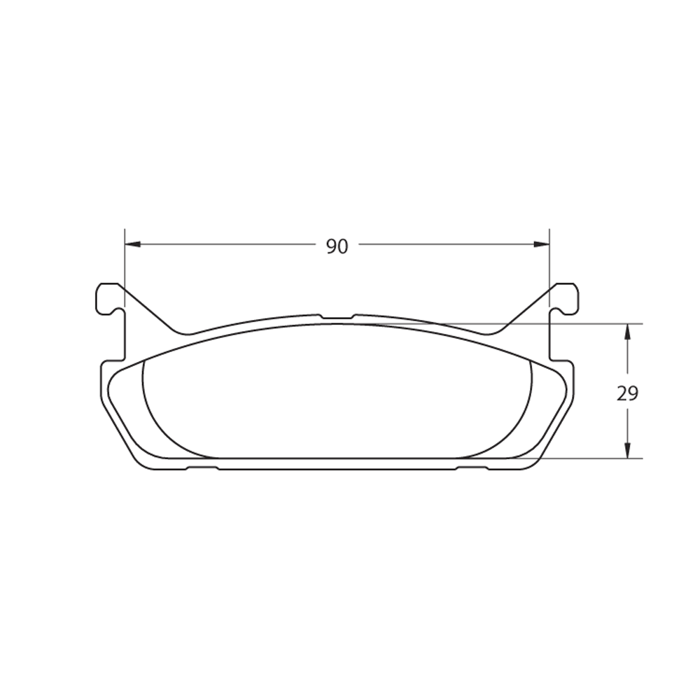 PFC Spec Miata (NA 1.6L) Rear Brake Pads - 97 Compound - 0458.97.13.44