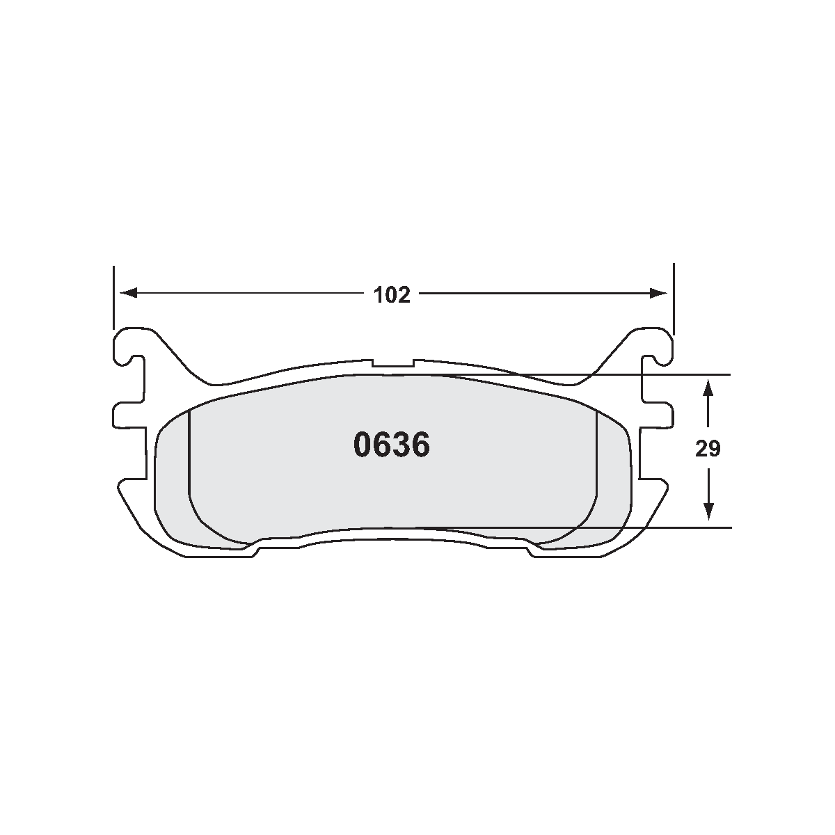 PFC Spec Miata (NA/NB 1.8L) Rear Brake Pads - 97 Compound - 0636.97.13.44