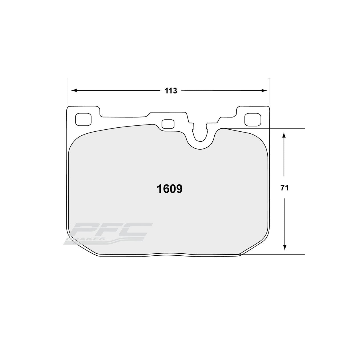 PFC BMW F8X M2/M3/M4 Front Brake Pads - 11 Compound - 1609.11.17.44