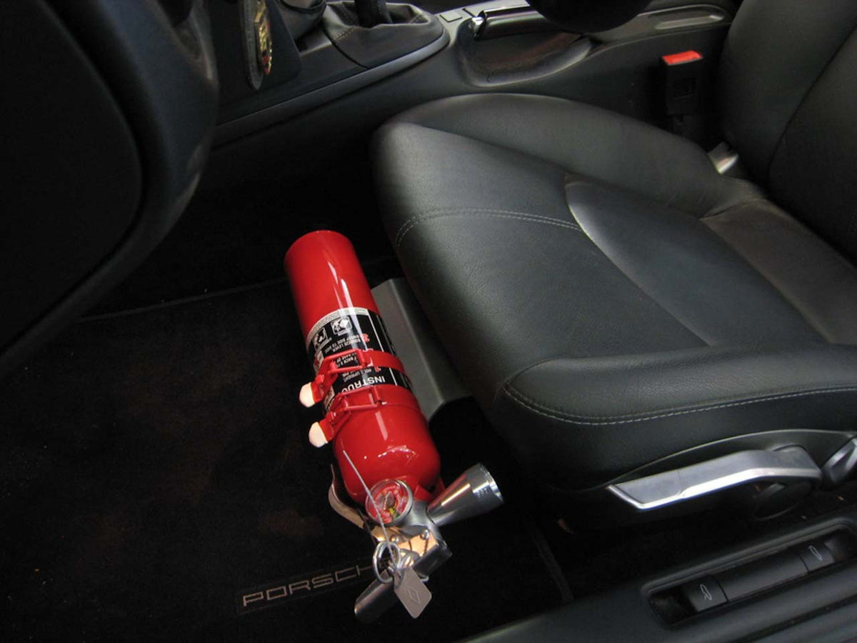 Rennline Fire Extinguisher Mount - Porsche - SKU# FE04
