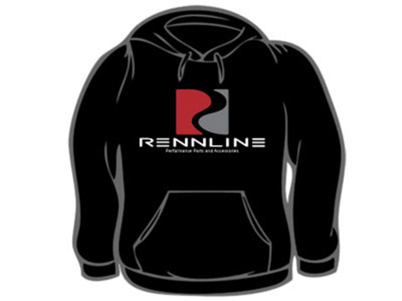 Black S-Curve Hoodie