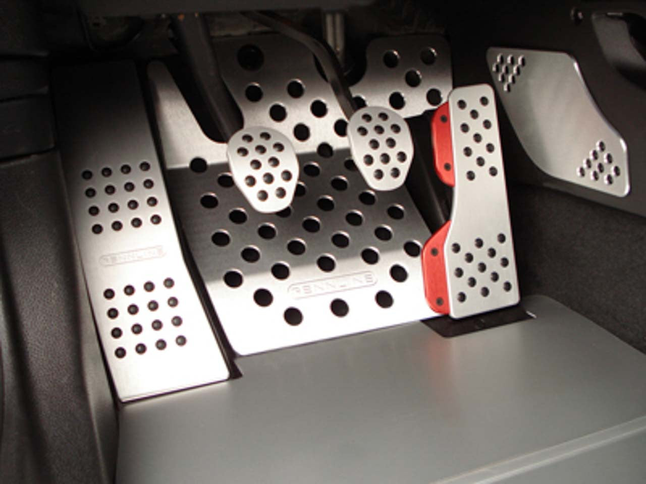 MINI (R55-R59 - F55/F56 2006+) Pedal Set - 4 Piece - Rubber Grip