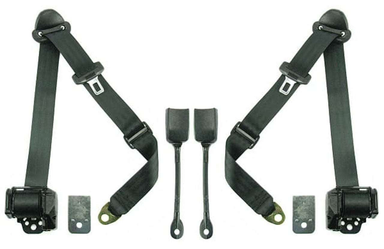 Rennline Retractable 3-Point 944 Seat Belt - SKU# SA-50531