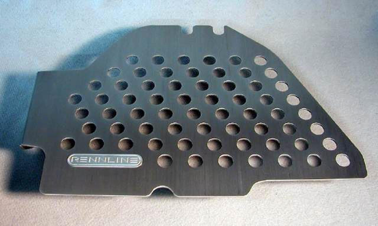 Rennline Aluminum Perforated Floorboard - Passenger Side - SKU# F16