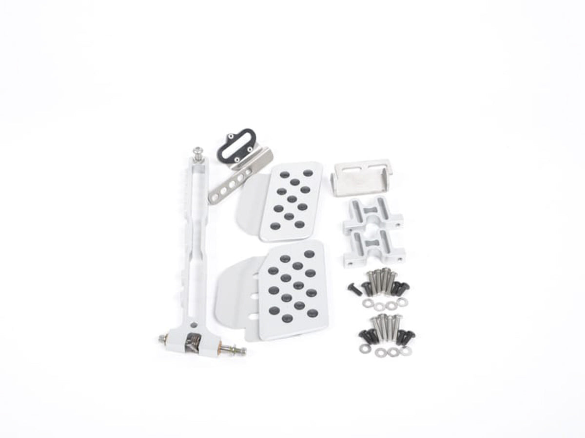 Rennline (Rev2) - 3PC Pedal Set - Rubber Grip - Porsche - SKU# A12.1.P60