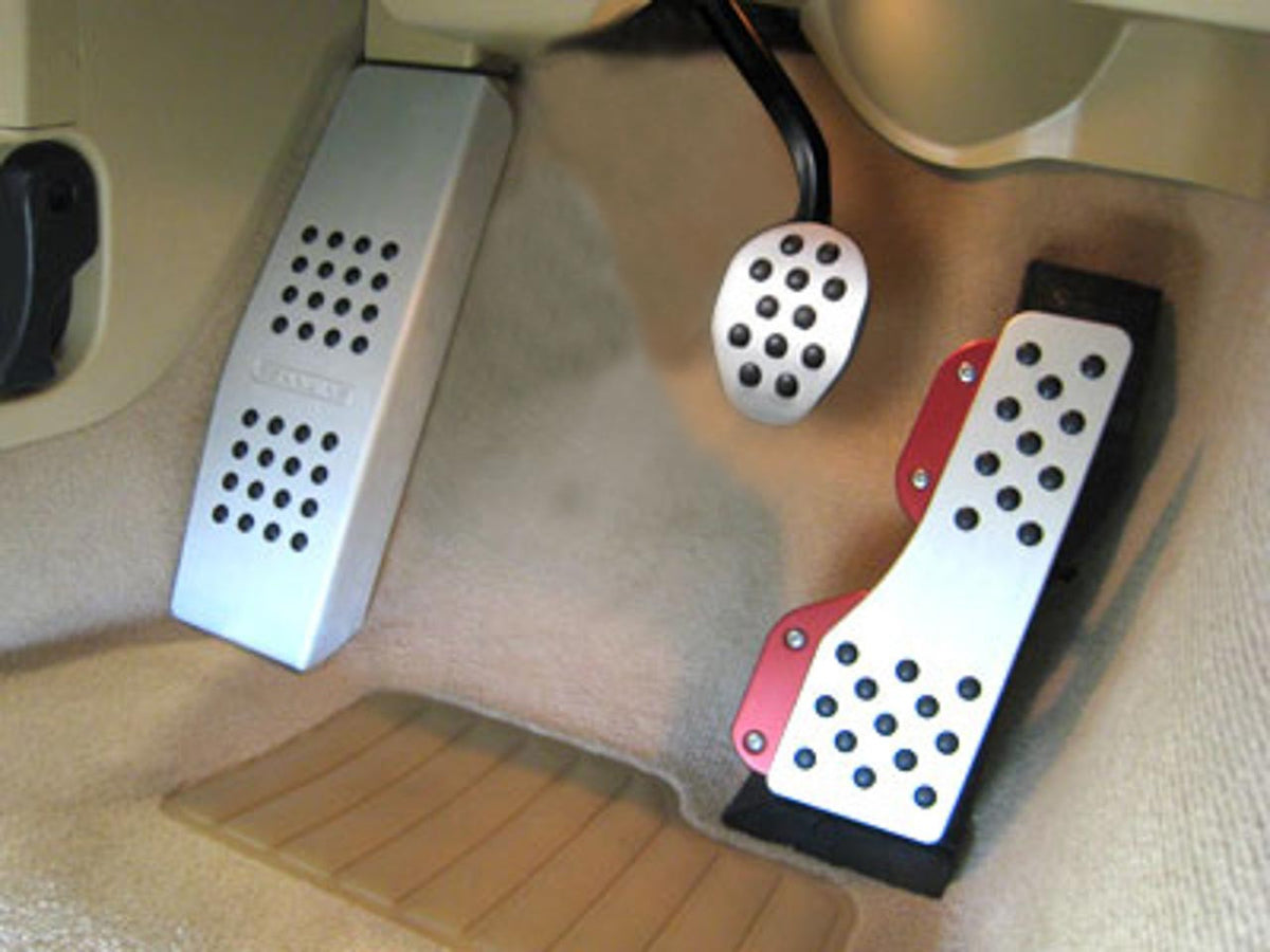 Rennline Pedal Set - 2 Piece - Rubber Grip - TIP or PDK - Po - SKU# P71.62