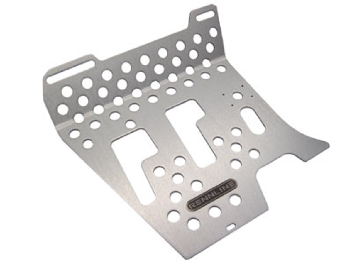 Rennline Aluminum Perforated Floorboard - Drivers Side - SKU# F15