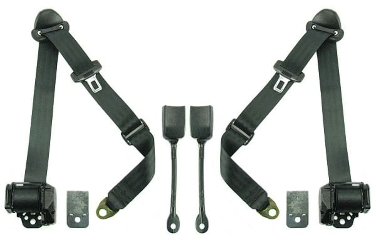 Rennline Retractable 3-Point 986 Seat Belt Kit