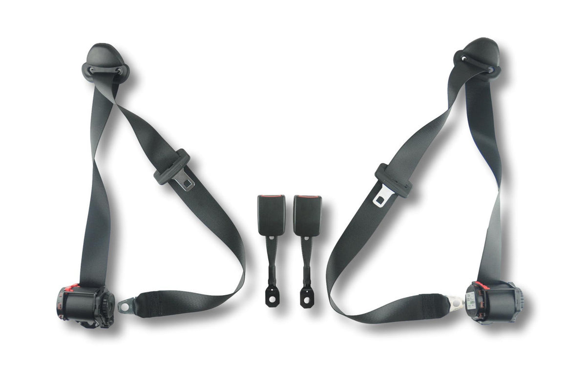 Rennline Retractable 3-Point 986 Seat Belt Kit