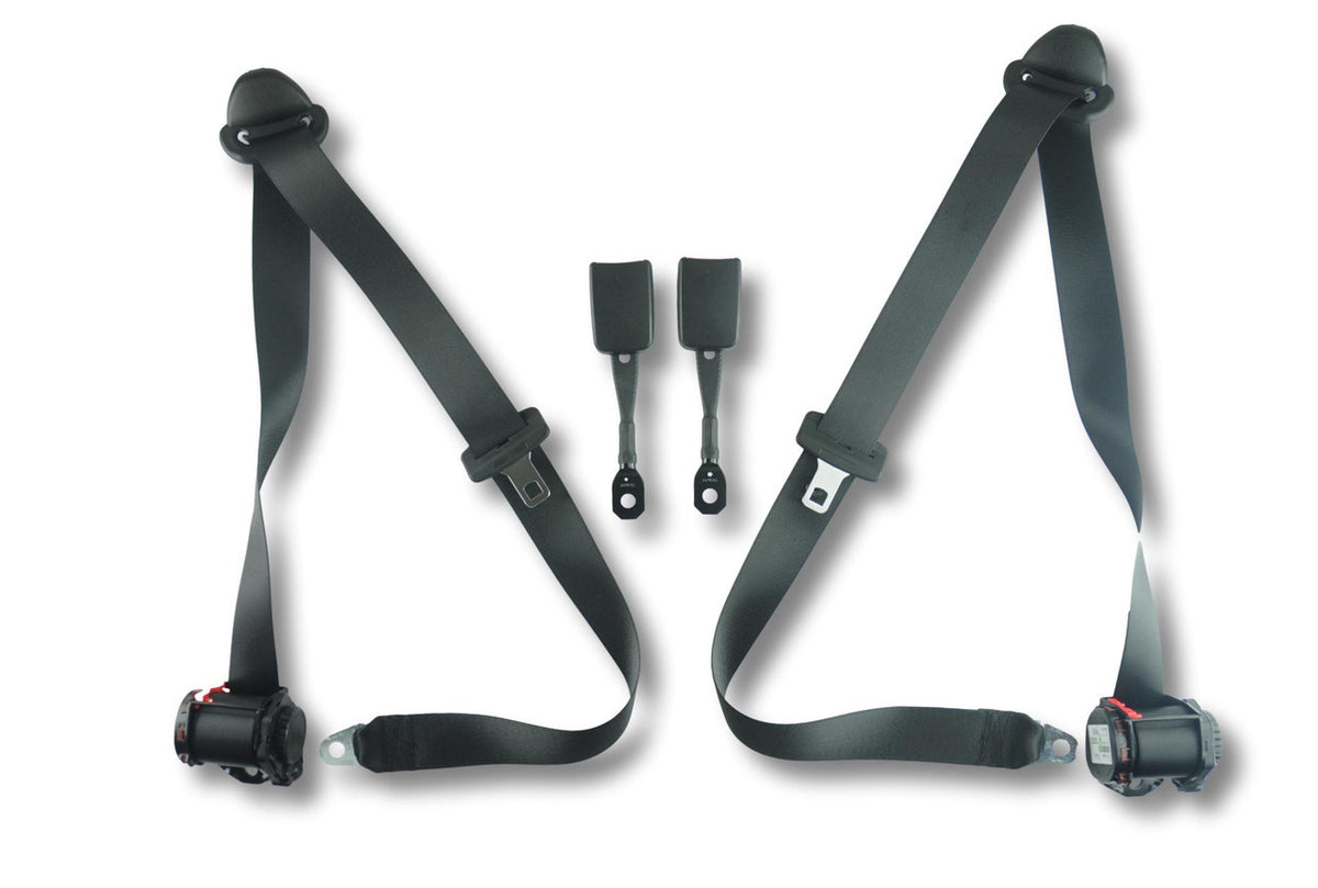 Rennline Retractable 3-Point 986 Seat Belt Kit