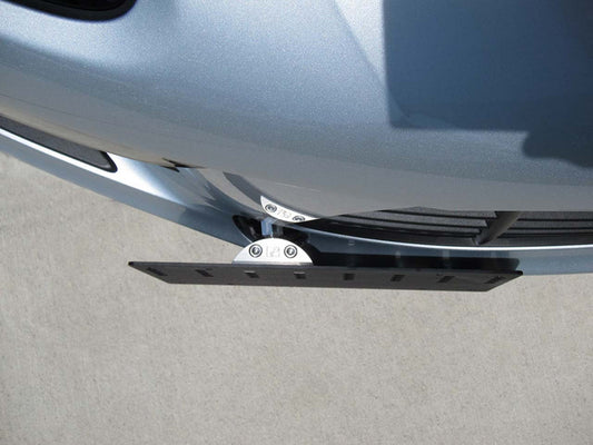 Rennline Tow Hook Receiver - Billet License Plate Mount - SKU# E1070.166