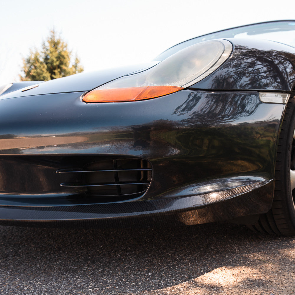 Rennline Carbon Fiber Front Lip fitment – fits Porsche 986.2 Boxster