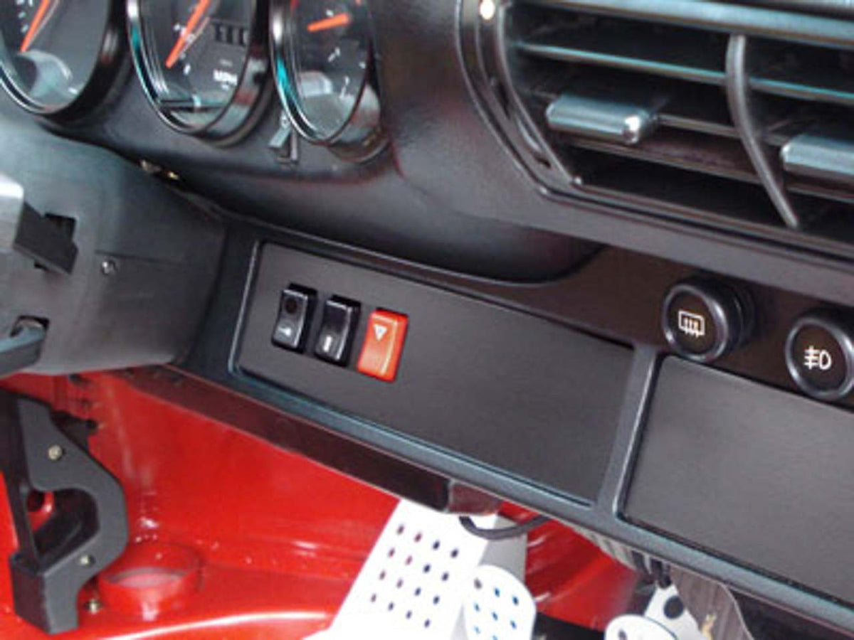 Rennline Heater Controls Block-Off Plate - Porsche - SKU# I20