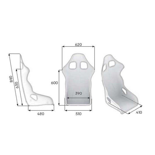 OMP First-R Racing Seat