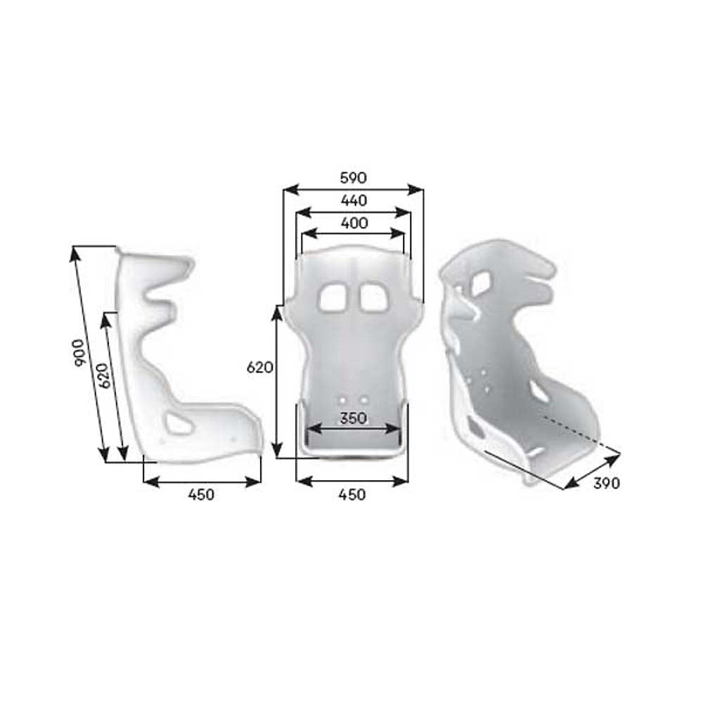 OMP HTE Evo Carbon Racing Seat