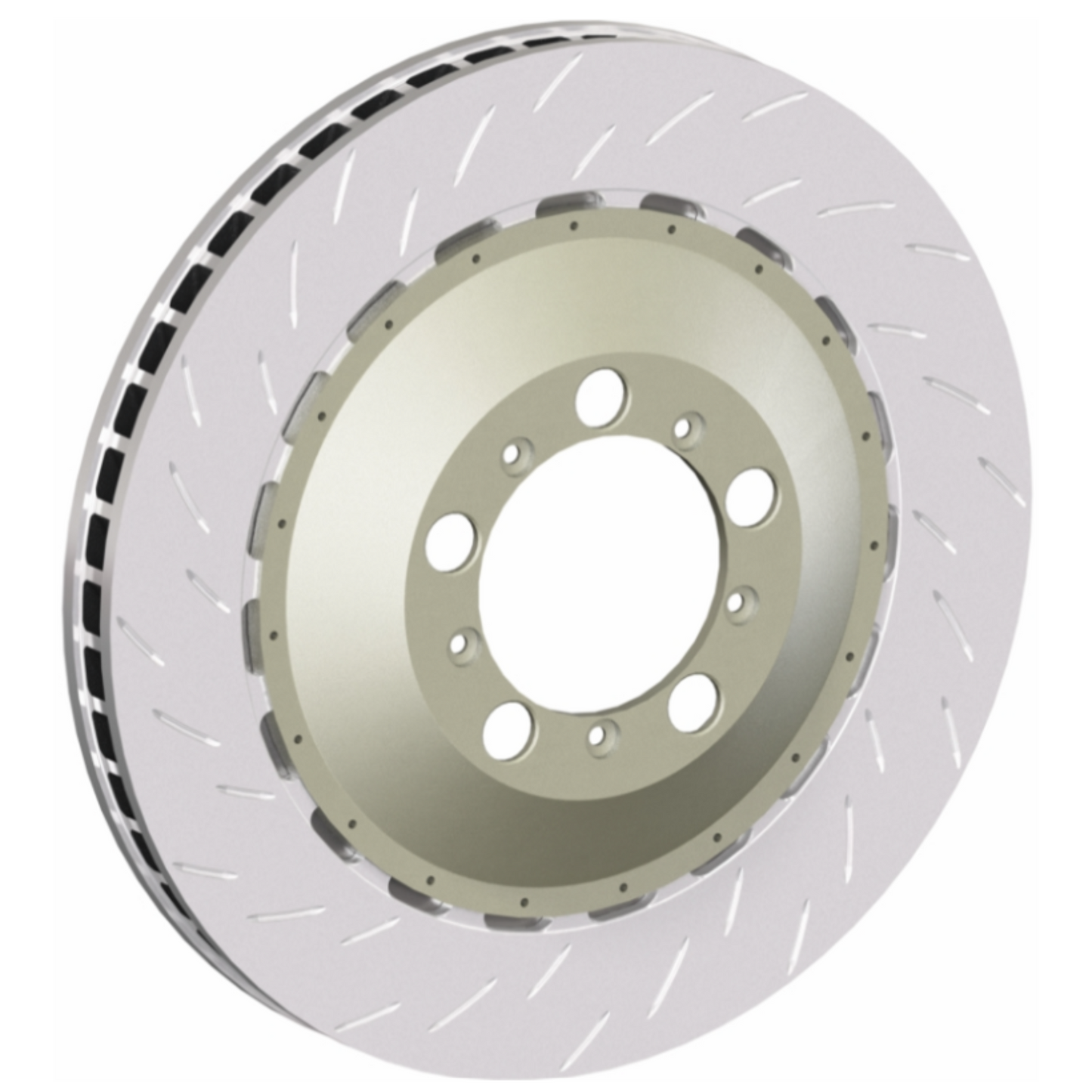 PFC Rear Slotted Rotor - Right - Porsche 992 GT3 Cup