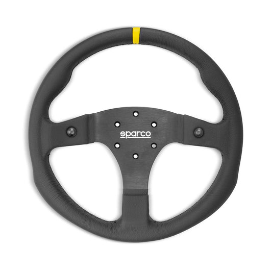 Sparco R330B Steering Wheel - Leather