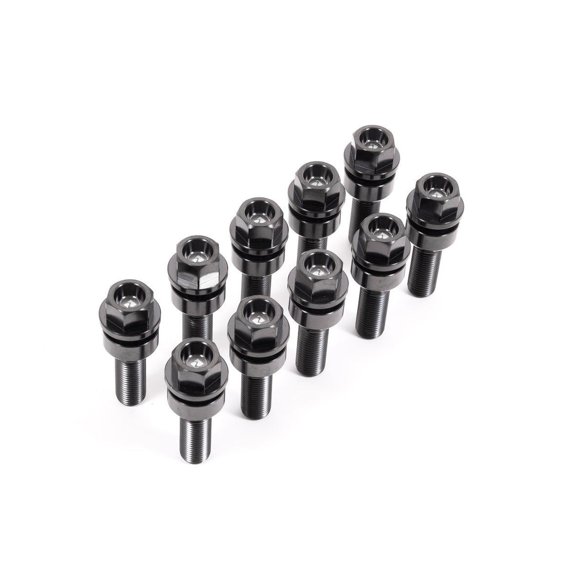 Rennline Titanium Lug Bolts Set of 10 for Porsche & BMW – Lightweight Motorsport Wheel Hardware