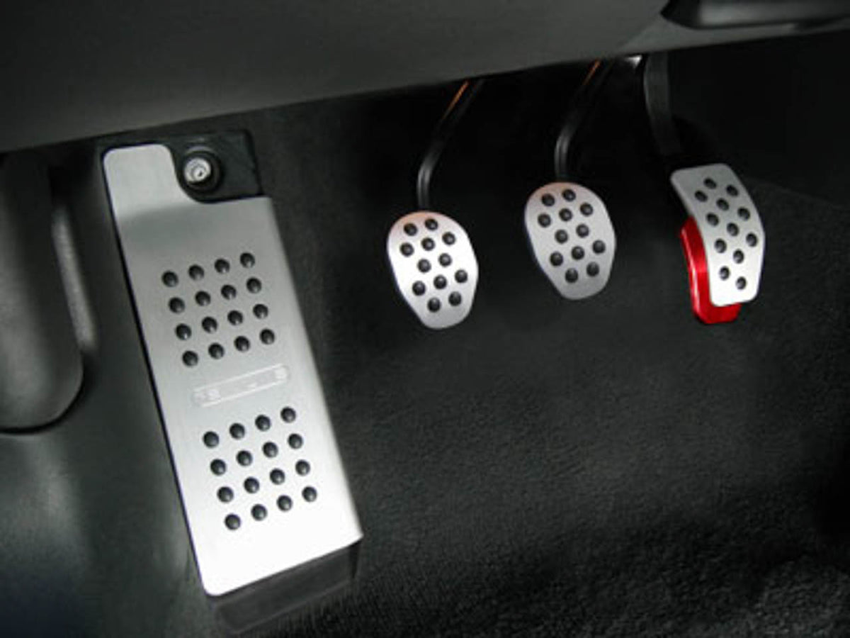 Rennline Pedal Set - 4 Piece - Rubber Grip - Audi - SKU# P75.60.91
