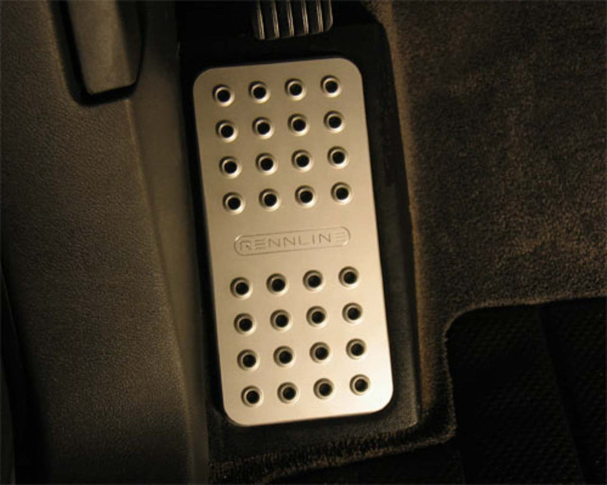 Rennline Dead Pedal - Perforated - Porsche - SKU# P13