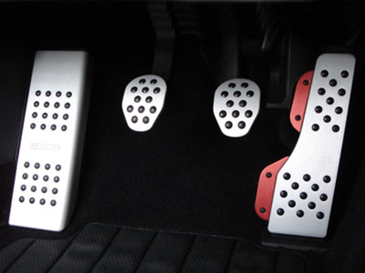 Rennline Pedal Set - 4 Piece - Rubber Grip - VW - SKU# P75.60.93V