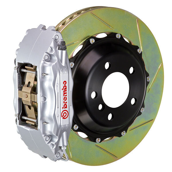 Brembo GT|A front brake kit for Porsche 928 – b h caliper 4 piston 2 piece 332 355 380mm slotted Type 1 silver