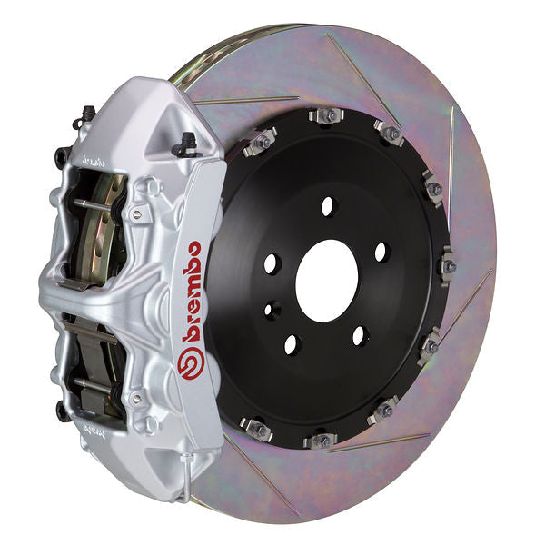 Brembo GT|M front brake kit for Porsche 957 – n caliper 6 piston 2 piece 405mm slotted Type 1 silver