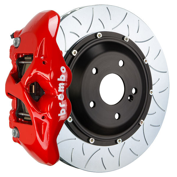 Brembo GT|BM rear brake kit for BMW G20/G22/G23/G29 – s caliper 4 piston 2 piece 345 380mm slotted Type 3 red