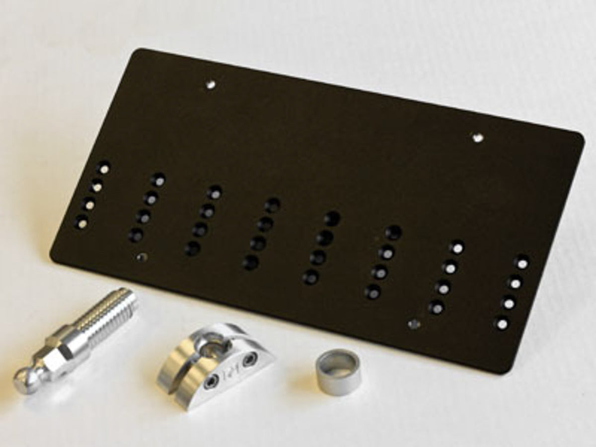 Rennline Tow Hook Receiver - Billet License Plate Mount - SKU# E1070.166