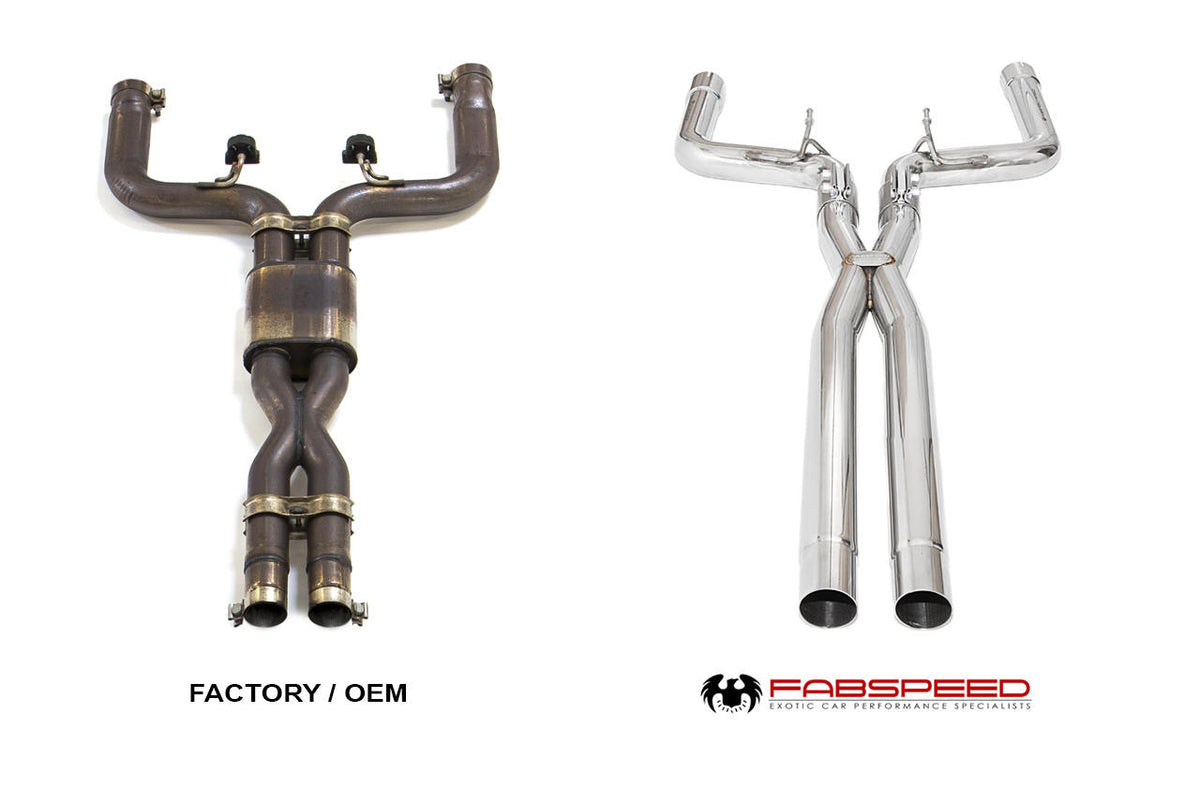 Fabspeed Maserati Ghibli Resonator Bypass X-Pipe (2013+)