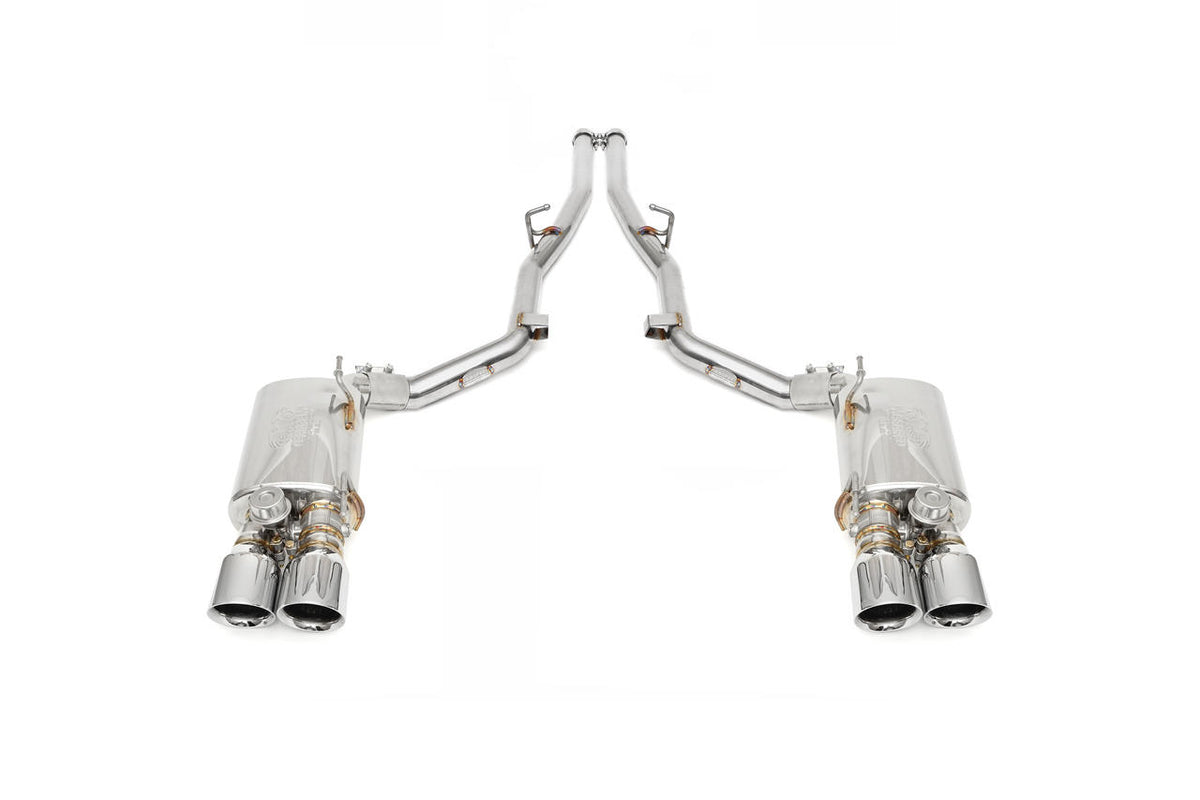 Fabspeed Maserati Ghibli Valvetronic Rear Mufflers (2013+)