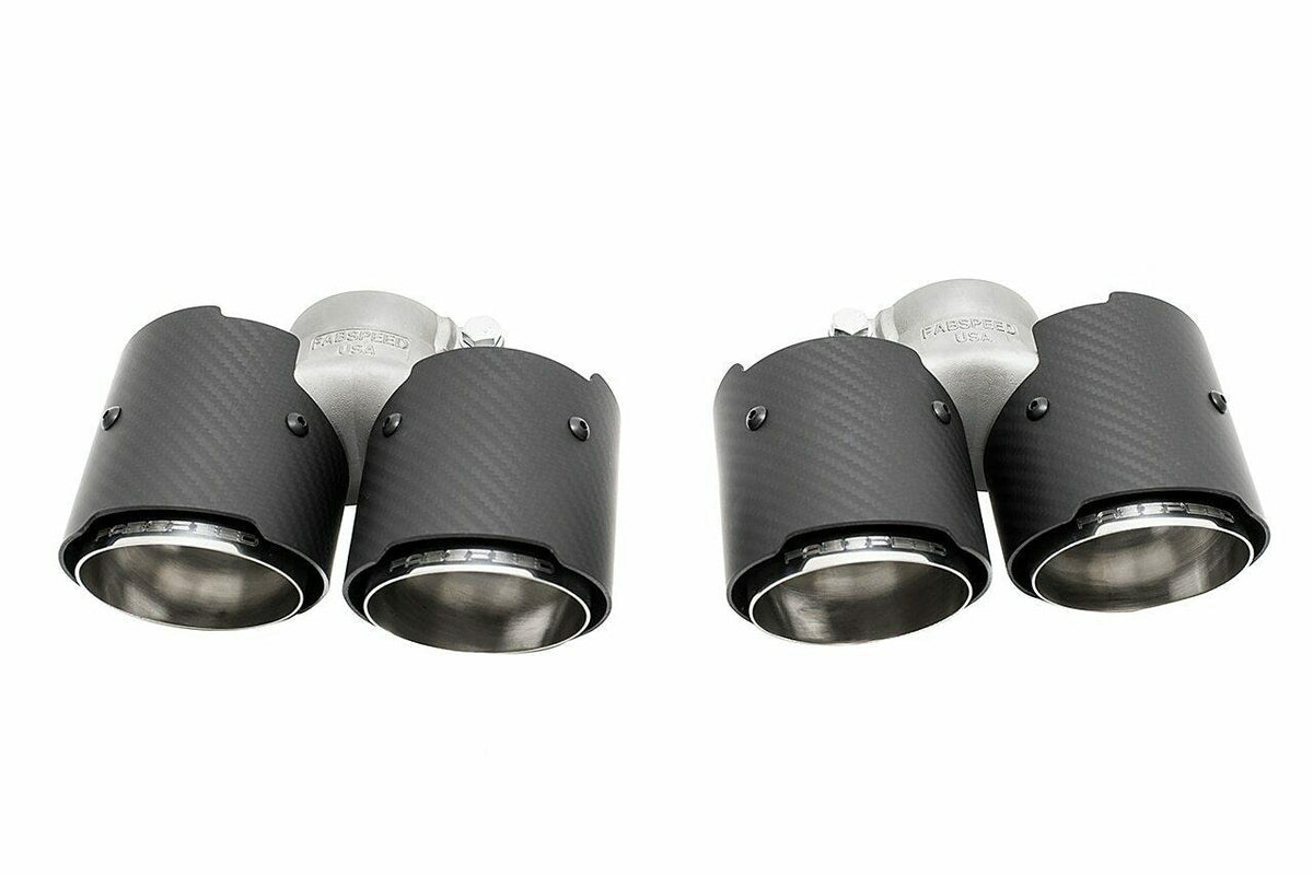 Fabspeed Maserati Quattroporte Muffler Bypass Pipes (2004-2012)