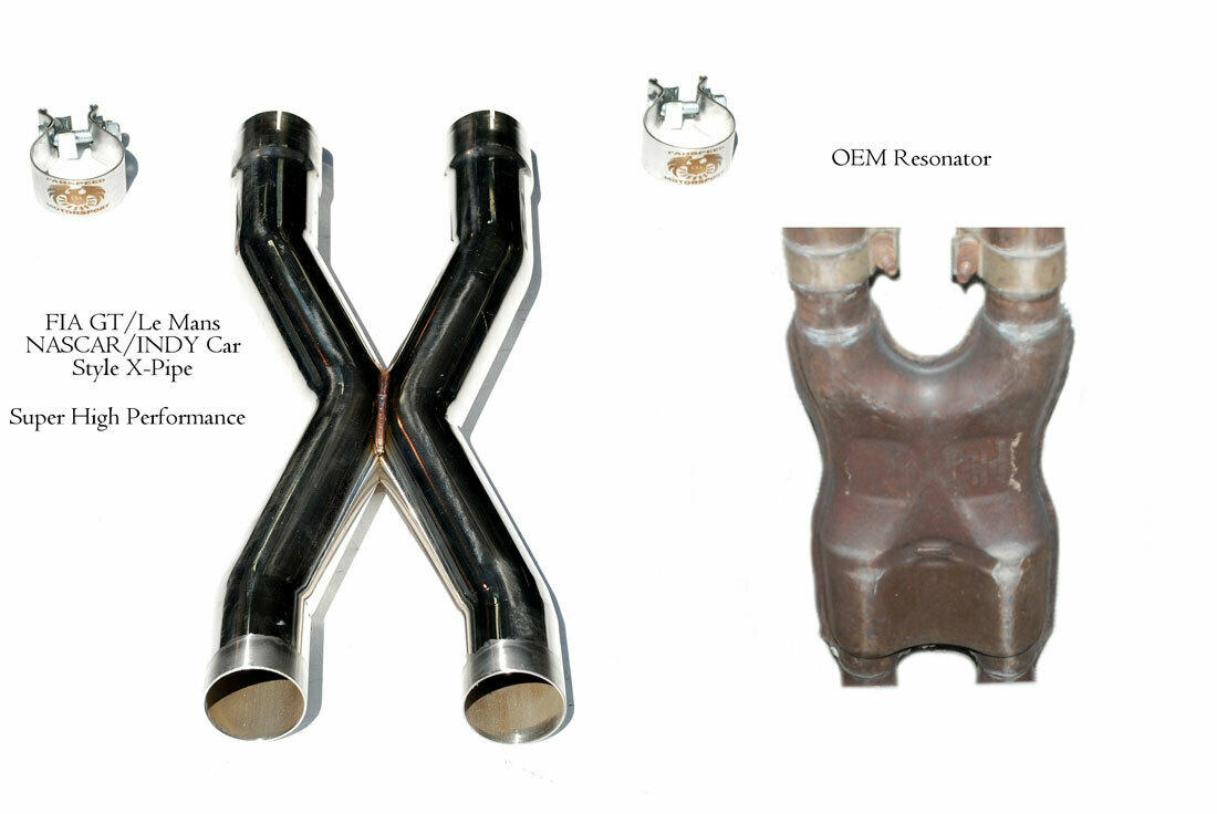 Fabspeed Maserati Quattroporte Resonator Bypass X-Pipe (2004-2012)