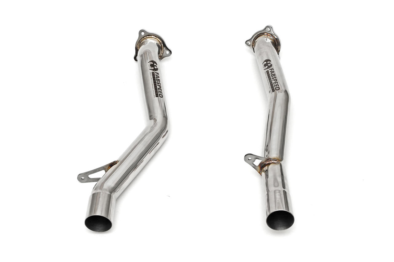 Fabspeed Porsche 958 Turbo / Turbo S Secondary Competition Link Pipes (2011-2014)