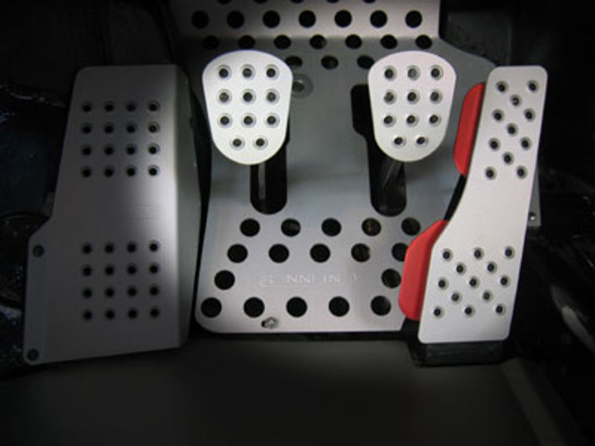 Rennline Pedal Set - 3 Piece - Perforated - Porsche - SKU# P45.21