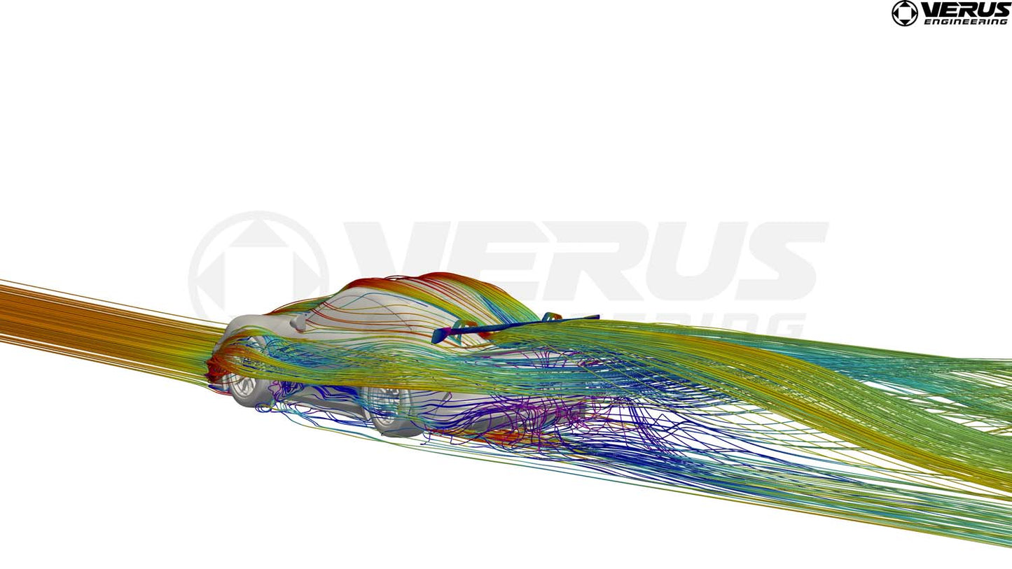 Verus Engineering UCW Rear Wing Kit - Porsche 992 GT3 side profile