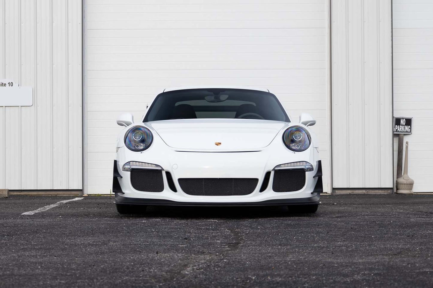 Verus front splitter on car - Porsche 991.2 GT3