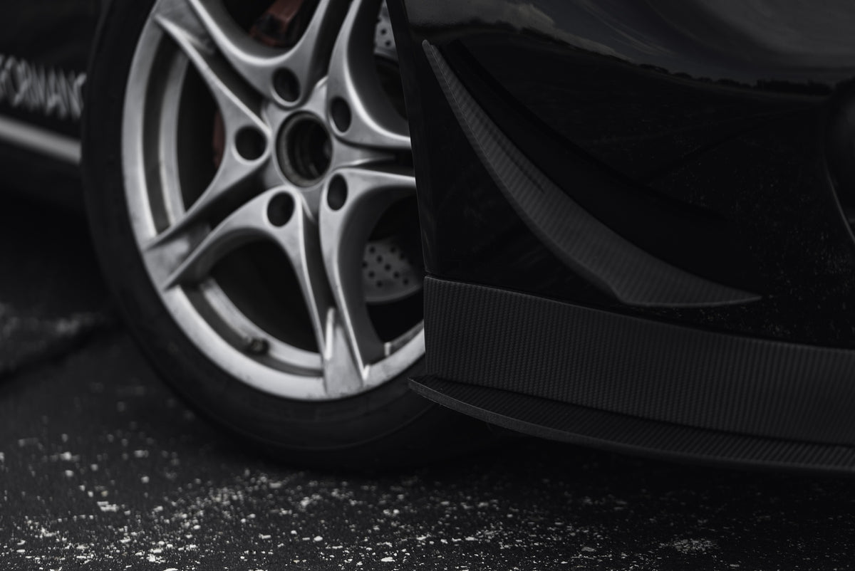 Verus dive planes front view - Porsche 987 Cayman