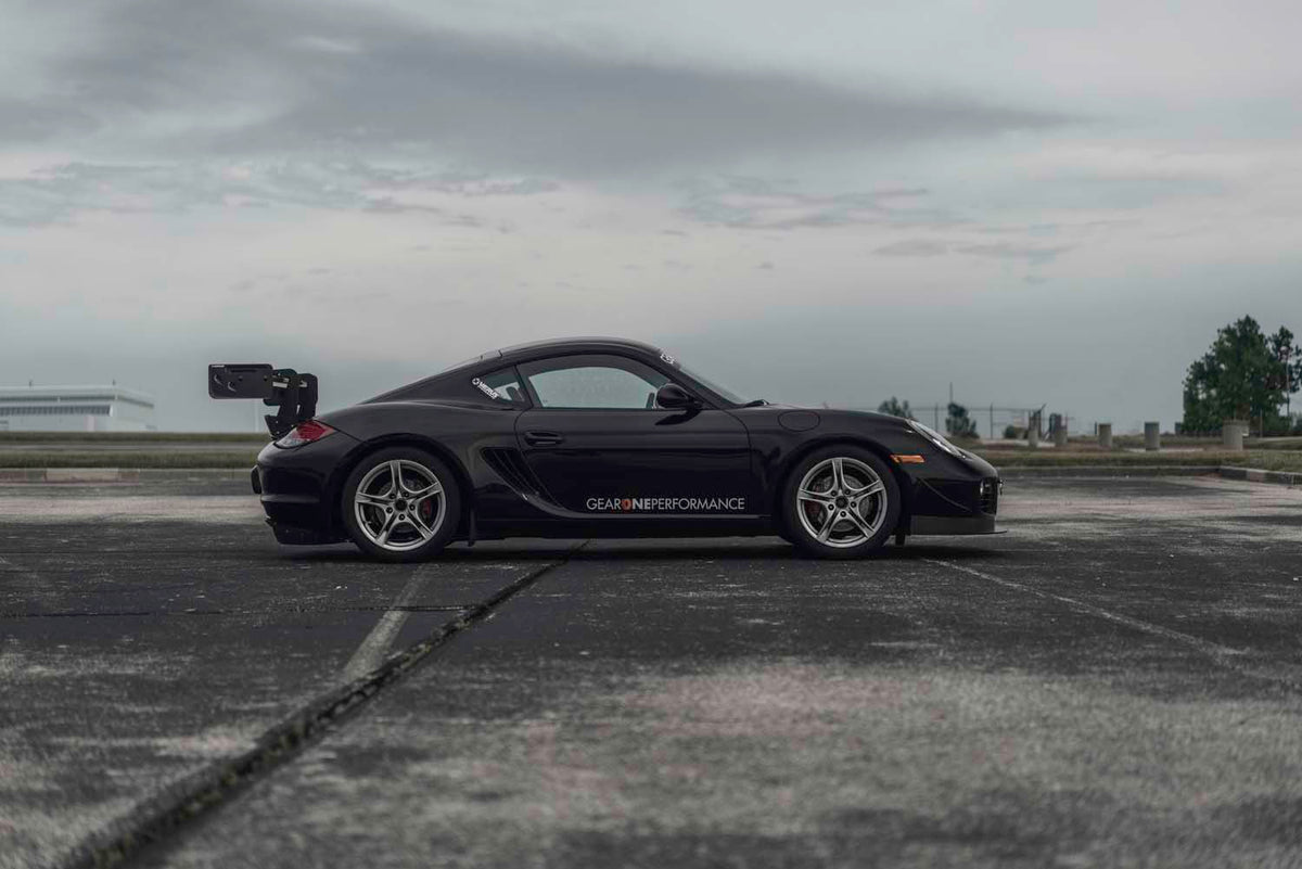 Verus V1X rear wing hardware - Porsche 987 Cayman