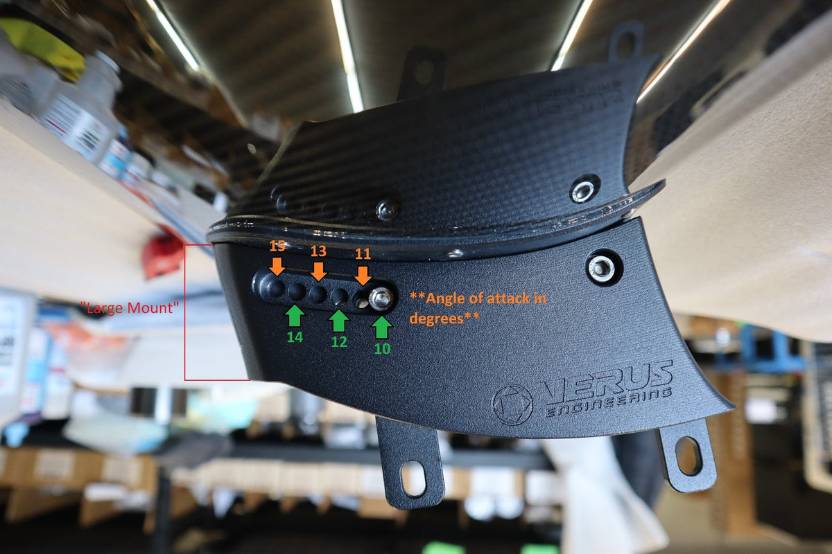 Verus UCW rear wing hardware - Porsche 991 GT3