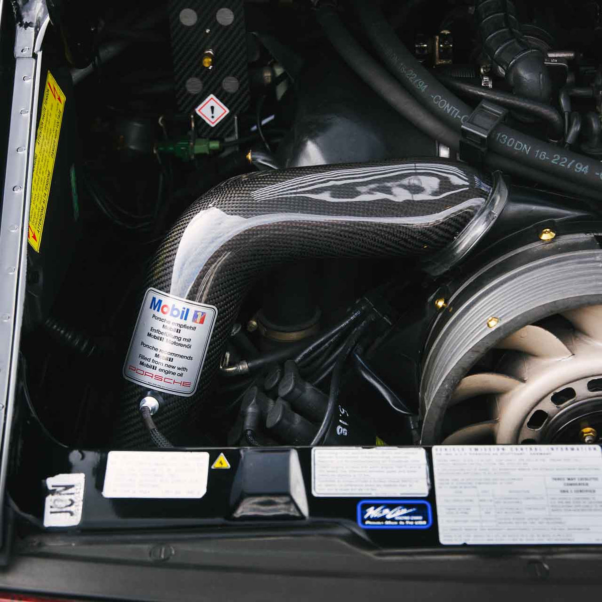 Rennline RS Carbon Fiber Heater Duct - Porsche - SKU# M09