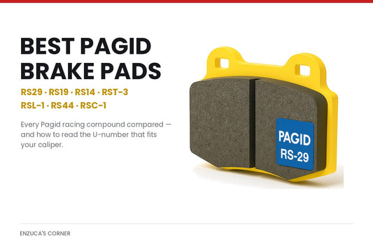 Best Pagid brake pads compared - RS29, RS19, RS14, RST-3, RSL-1, RS44 and RSC-1 racing compounds