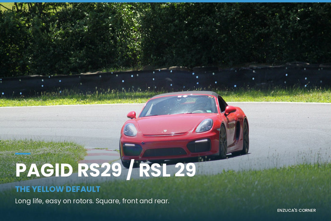 Red Porsche Cayman on track at Summit Point
