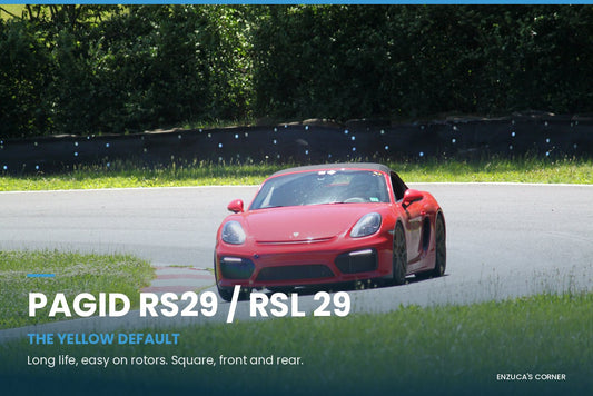 Red Porsche Cayman on track at Summit Point