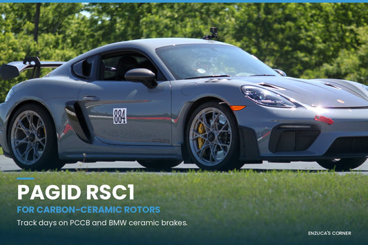 Porsche 718 Cayman GT4 with yellow carbon-ceramic brake calipers