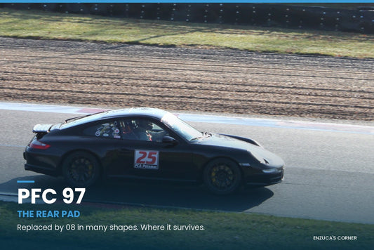 Black Porsche 911 #25 on track