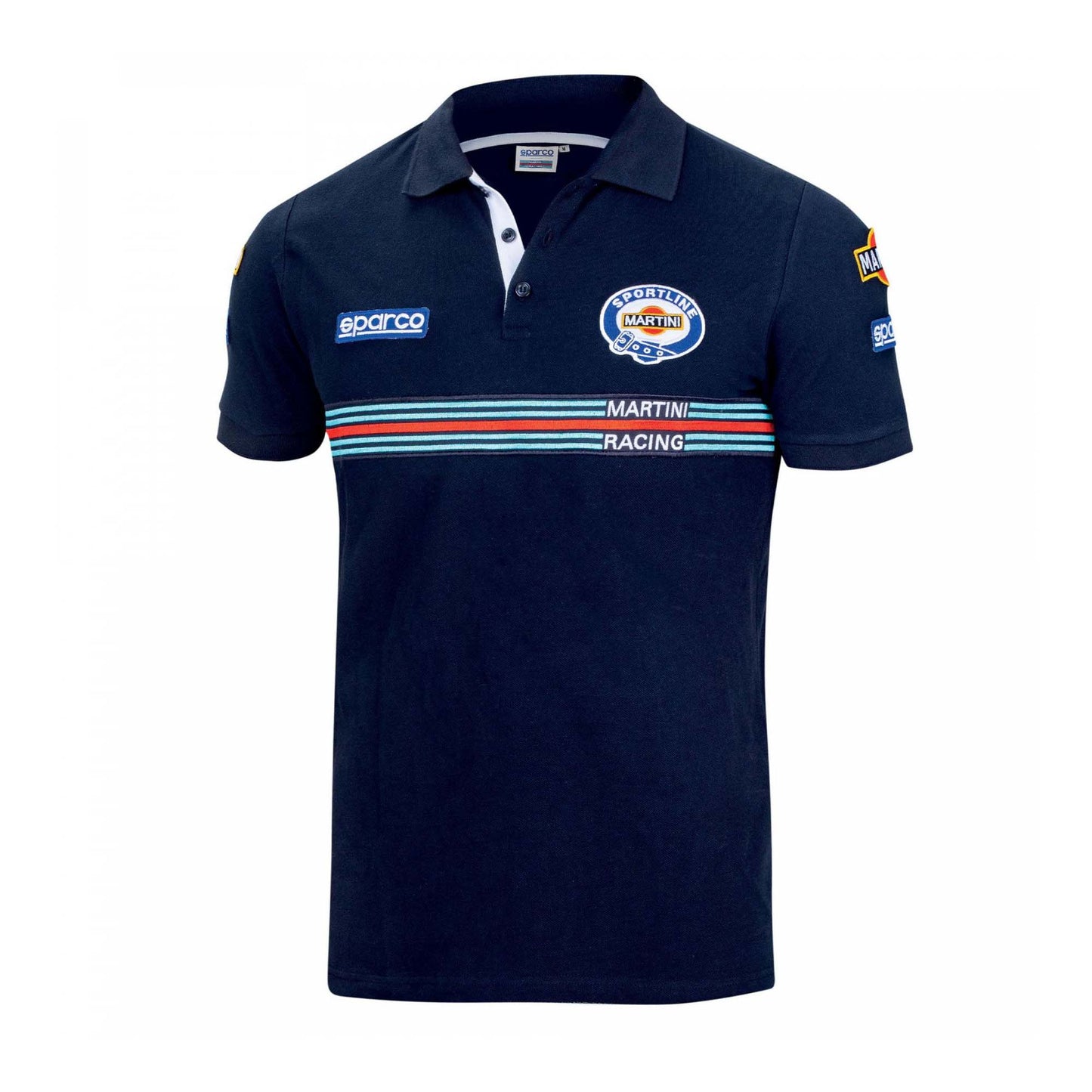 Sparco Martini Replica Patch Polo Shirt