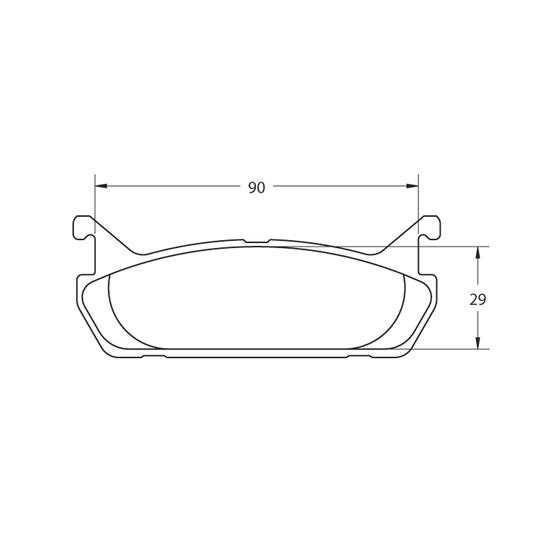 PFC Spec Miata (NA 1.6L) Rear Brake Pads - 97 Compound - 0458.97.13.44
