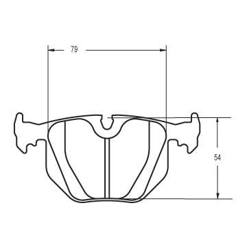 Performance Friction 0548.08.16.44 Racing Pad - 08 Compound